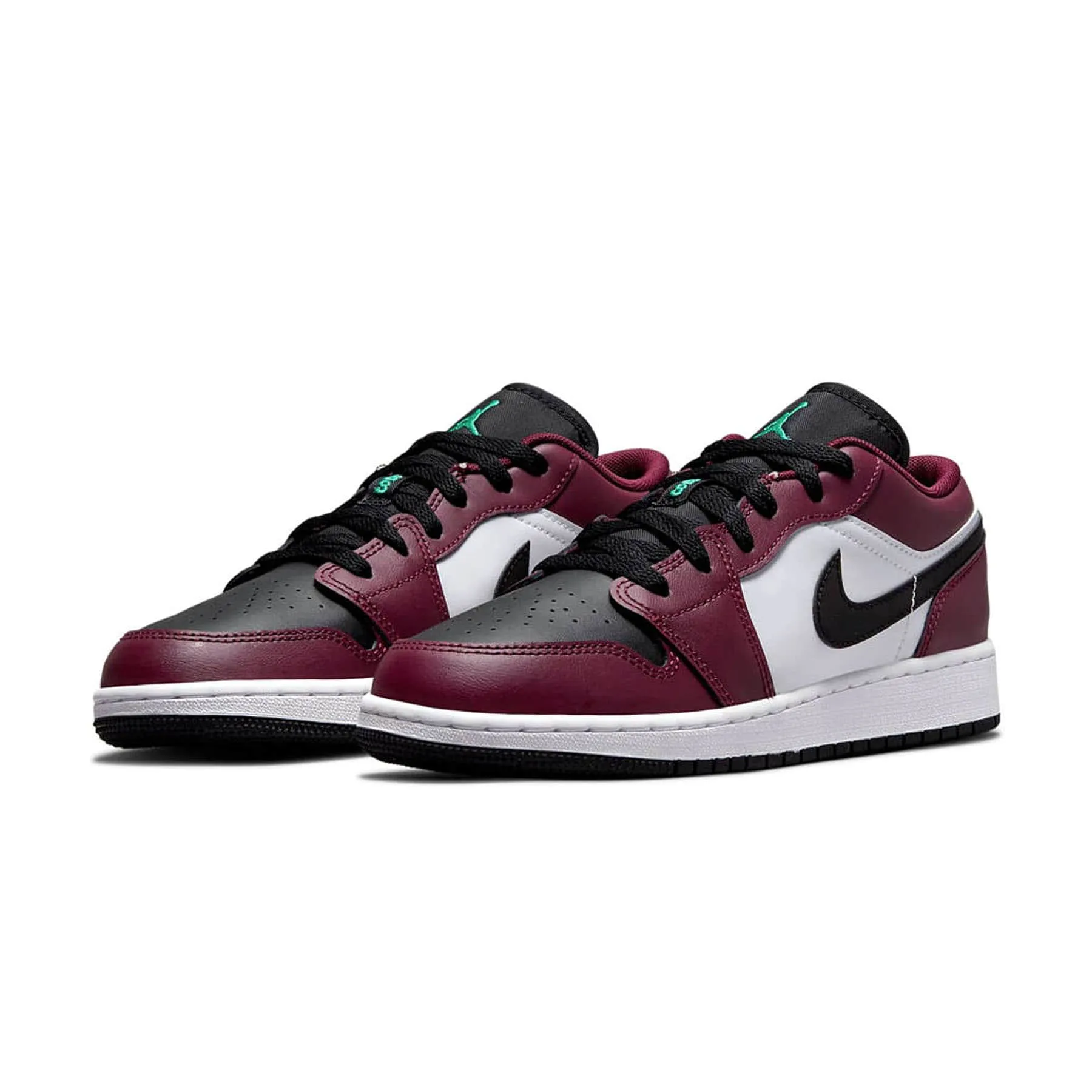 Air Jordan 1 Low GS 'Dark Beetroot Roma Green'