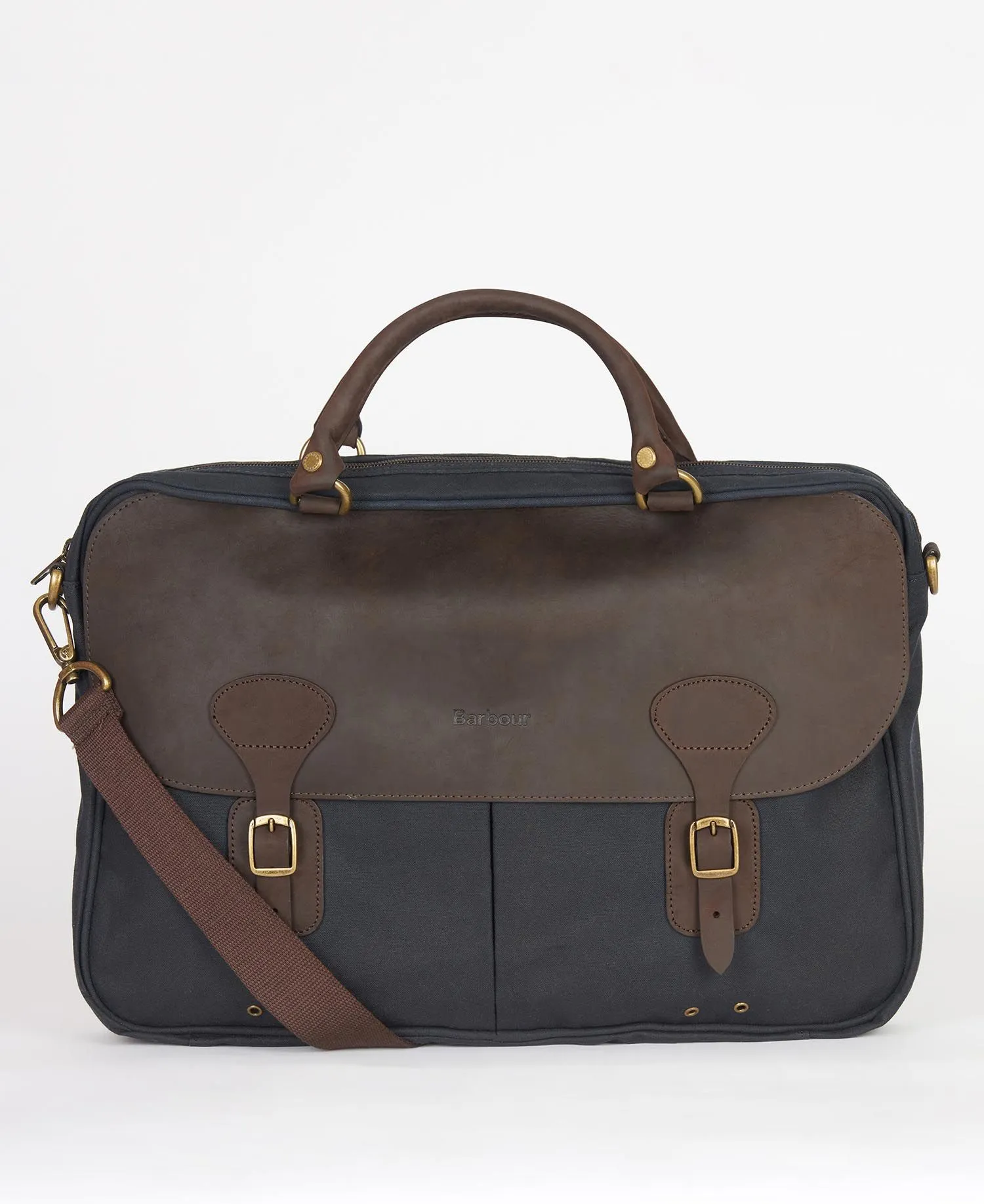 Barbour Wax Leather Briefcase