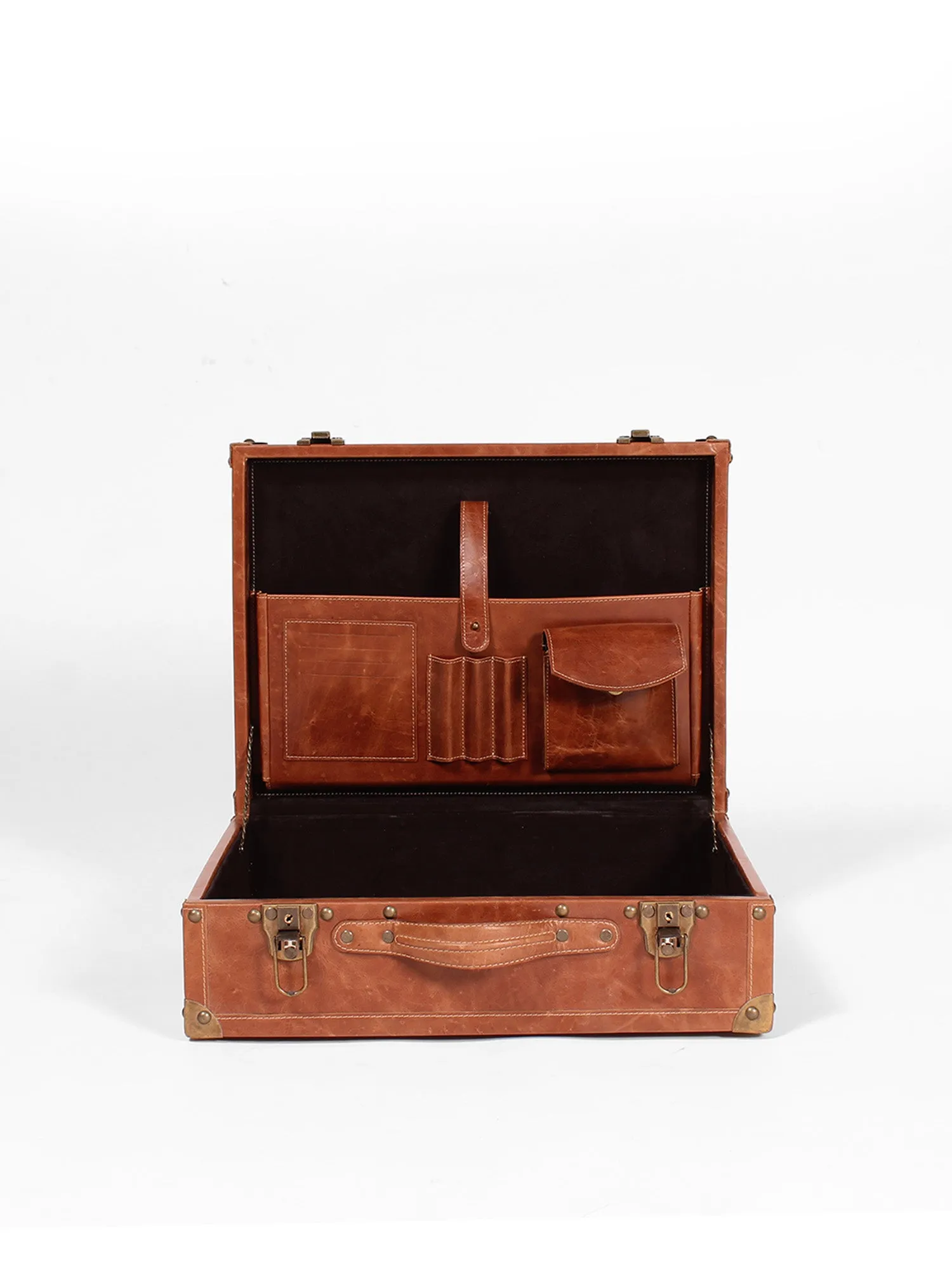 BAXTER - LEATHER  BRIEFCASE