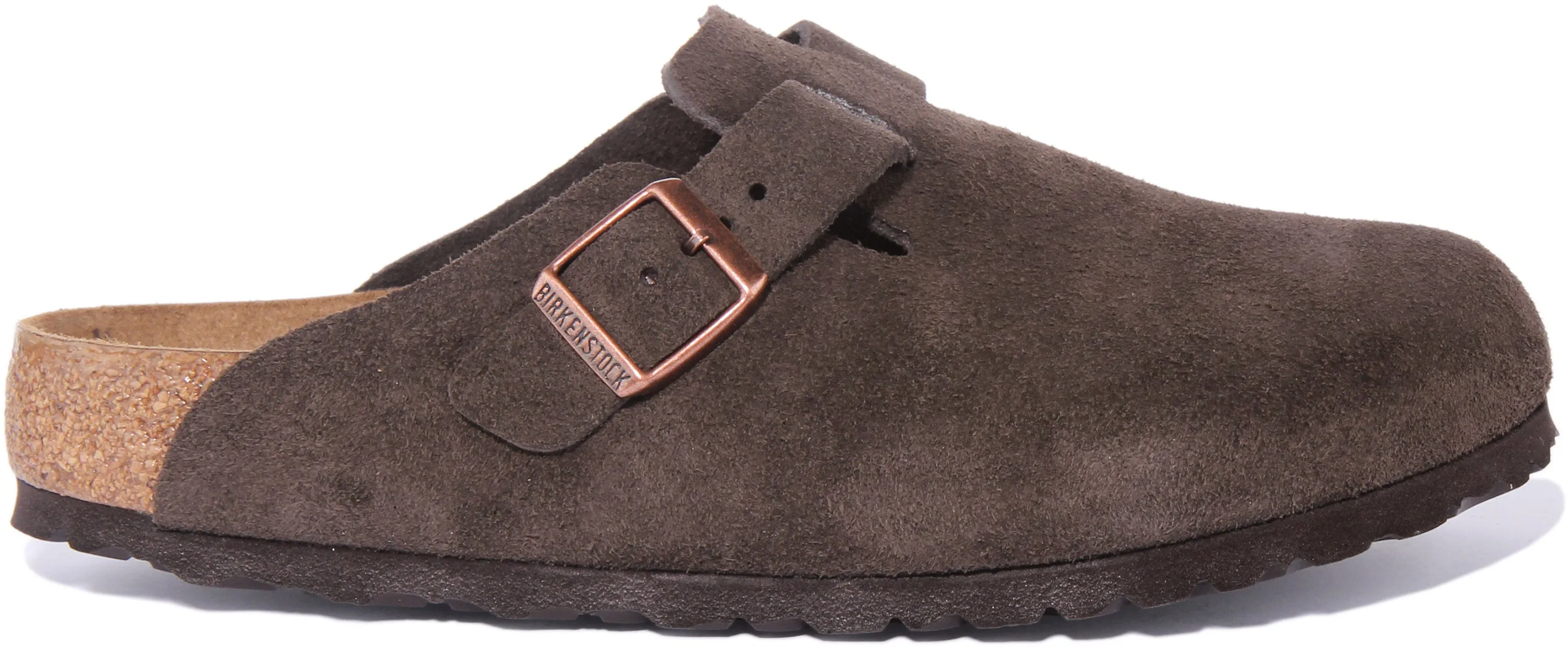 Birkenstock Boston Bs In Mocha | Regular Fit