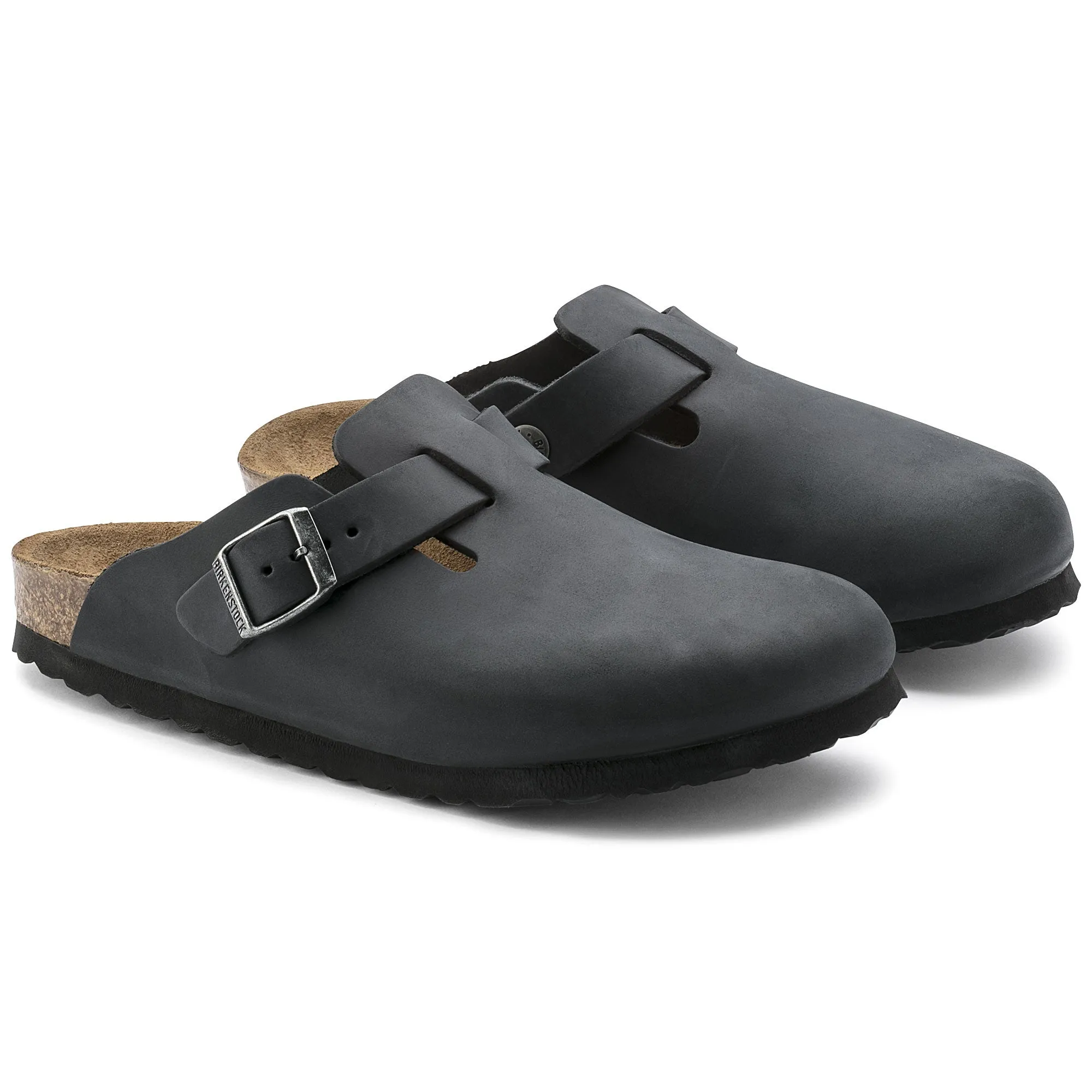 Birkenstock - Boston Oiled Black N 59463