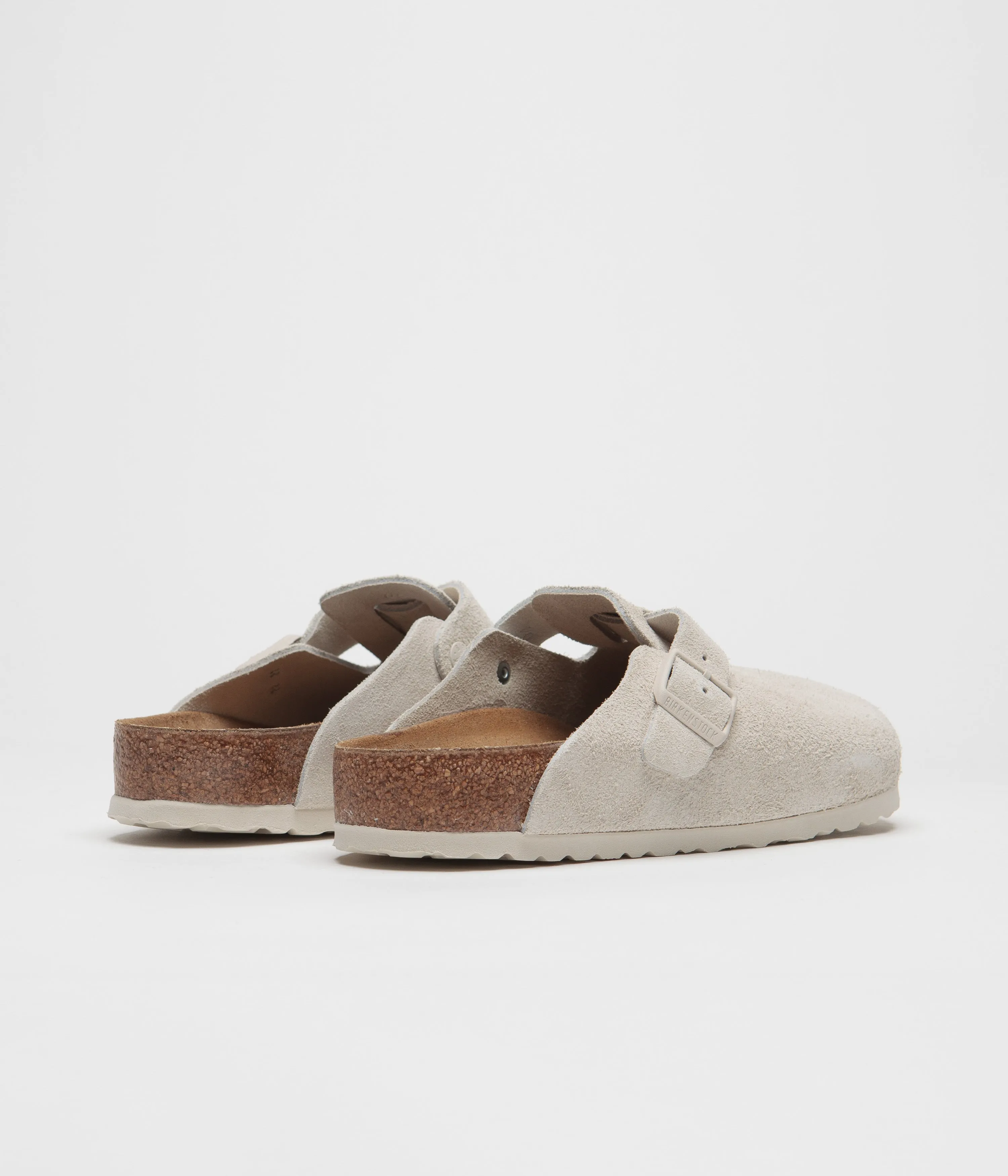 Birkenstock Boston Sandals - Antique White