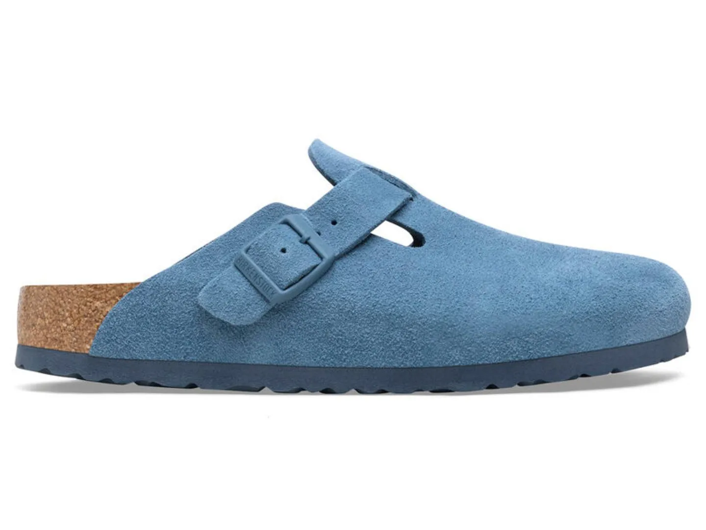 Birkenstock Boston SFB Clogs in Elemental Blue with Soft Footbed