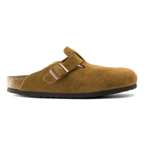 Birkenstock Women's Boston SOFT Footbed Mink Suede