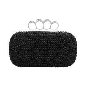 Bling Rectangle Evening Clutch Crossbody Bag