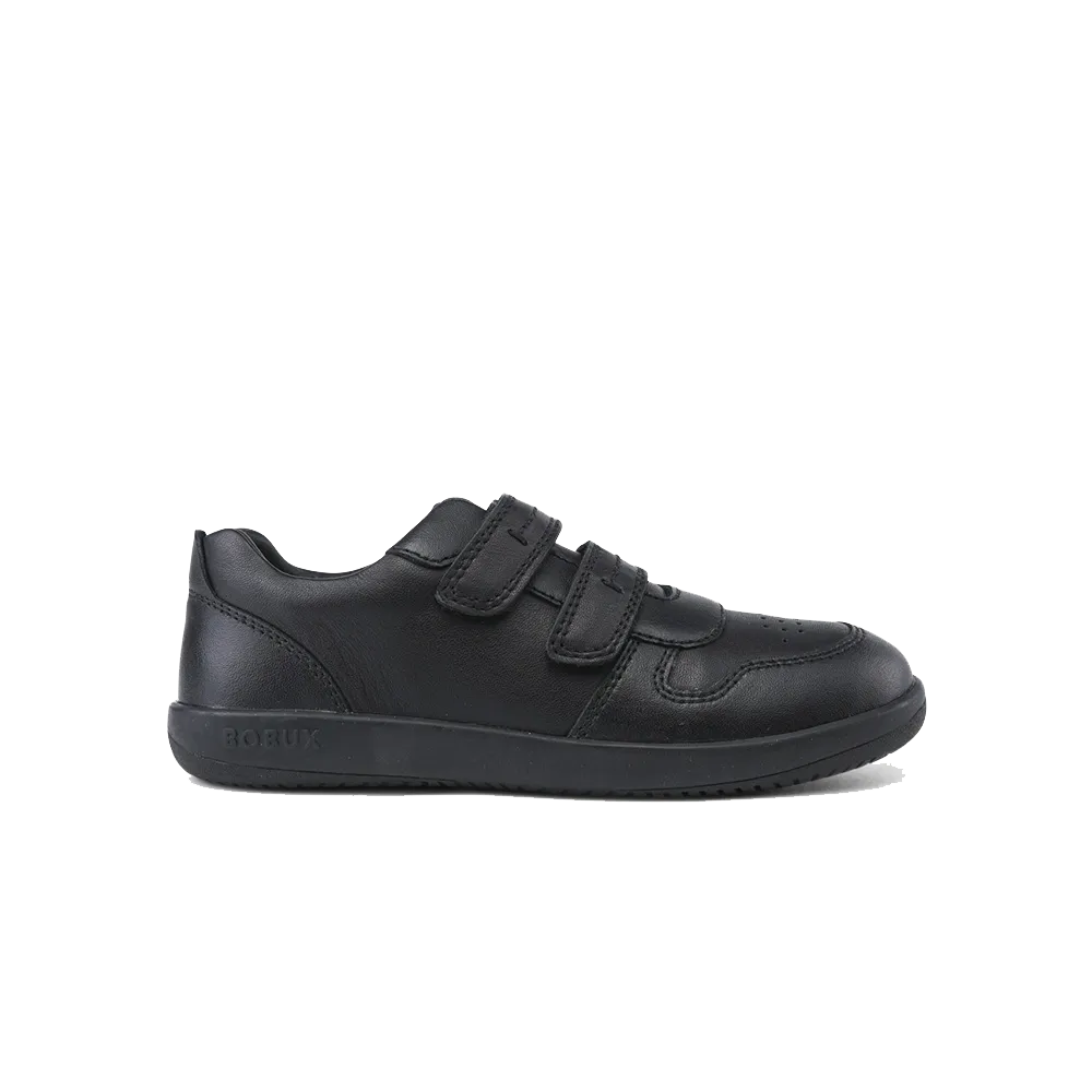 Bobux Kid  Leap Black School Shoe