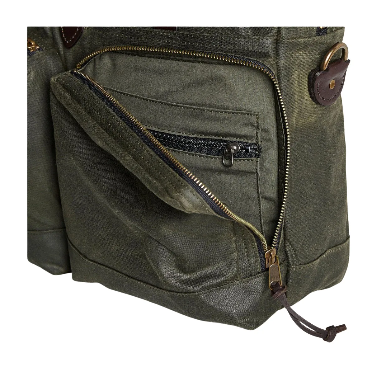 Borsa Filson 24 Ore Tin Cloth Briefcase Verde