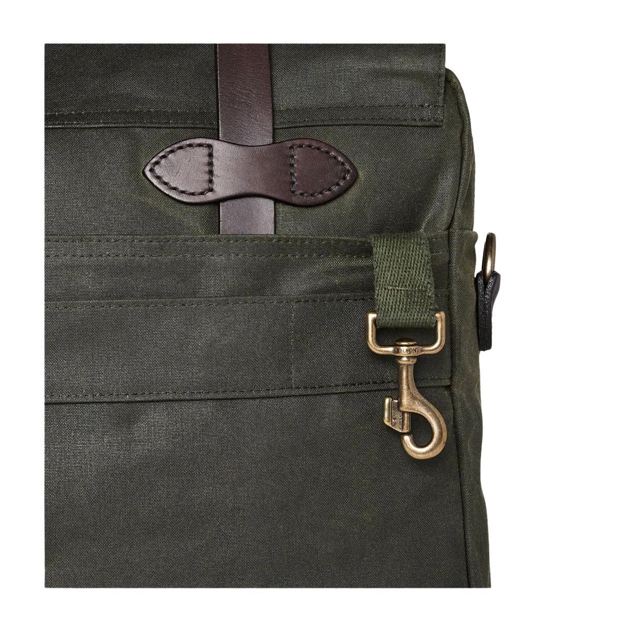 Borsa Filson 24 Ore Tin Cloth Briefcase Verde