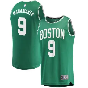 Boston Celtics Brad Wanamaker Fanatics Branded Replica Fast Break Icon Jersey Mens - Green | Ireland A2485R0