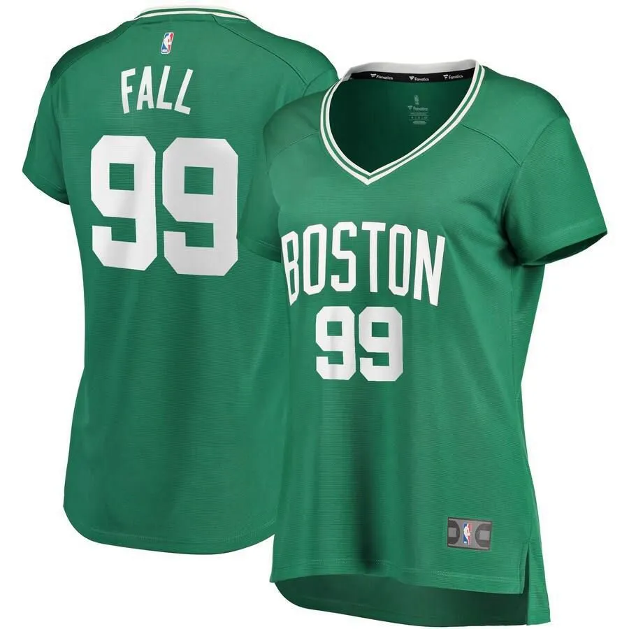 Boston Celtics Tacko Fall Fanatics Branded Replica 2019-20 Fast Break Icon Jersey Womens - Green | Ireland E9300J9