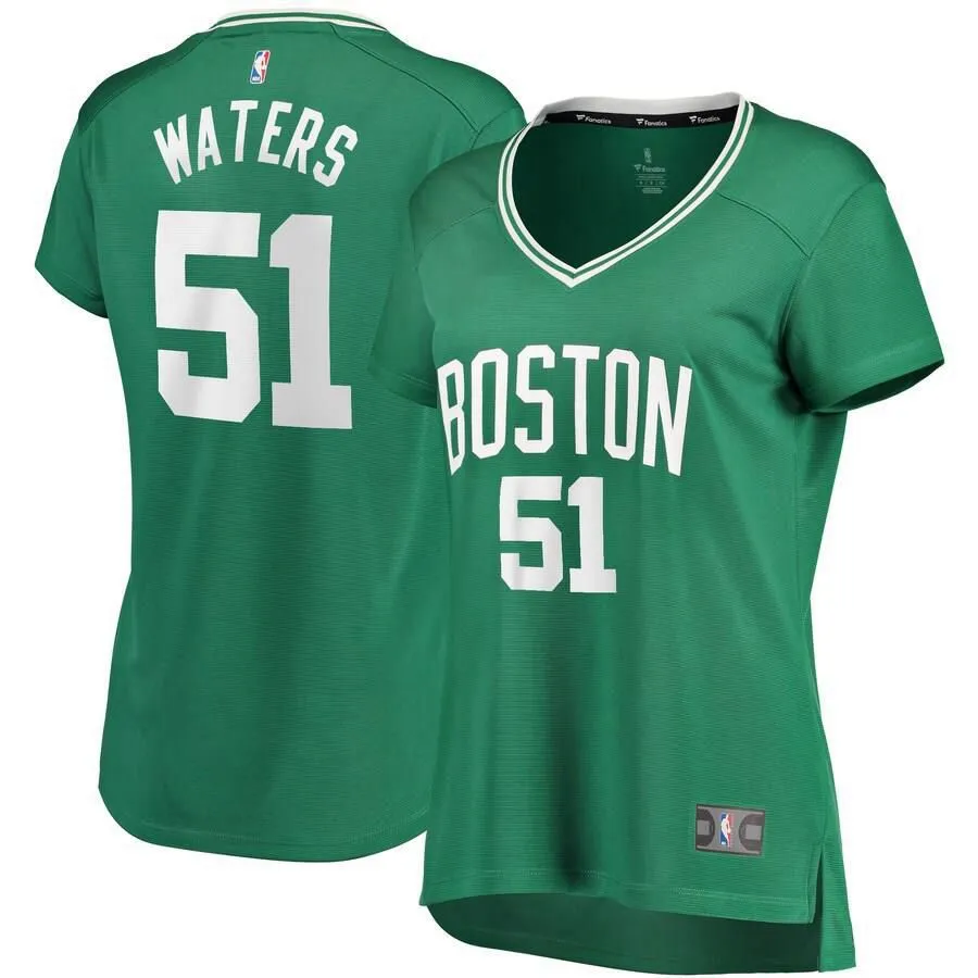 Boston Celtics Tremont Waters Fanatics Branded Replica Fast Break Player Icon Jersey Womens - Black | Ireland E8252C4