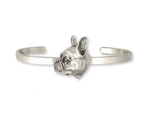 Boston Terrier Bracelet Jewelry Sterling Silver Handmade Dog Bracelet BT15-CB