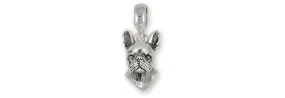 Boston Terrier Jewelry Sterling Silver Handmade Boston Terrier Charm Slide This Charm Will Fit A Pandora® Slide Bracelet BT52X-PNS