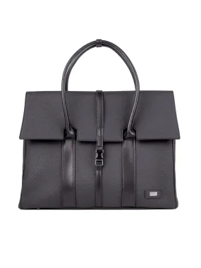 Bruno Briefcase - Black Pebble