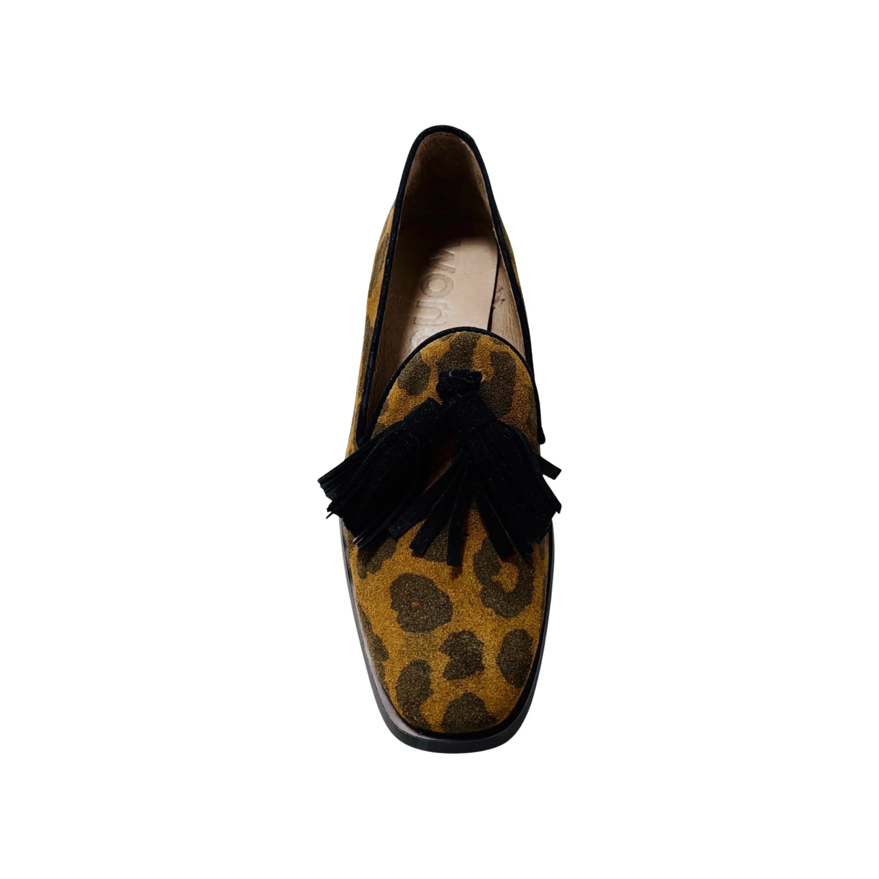 C6801 Animal Print Leather Flat