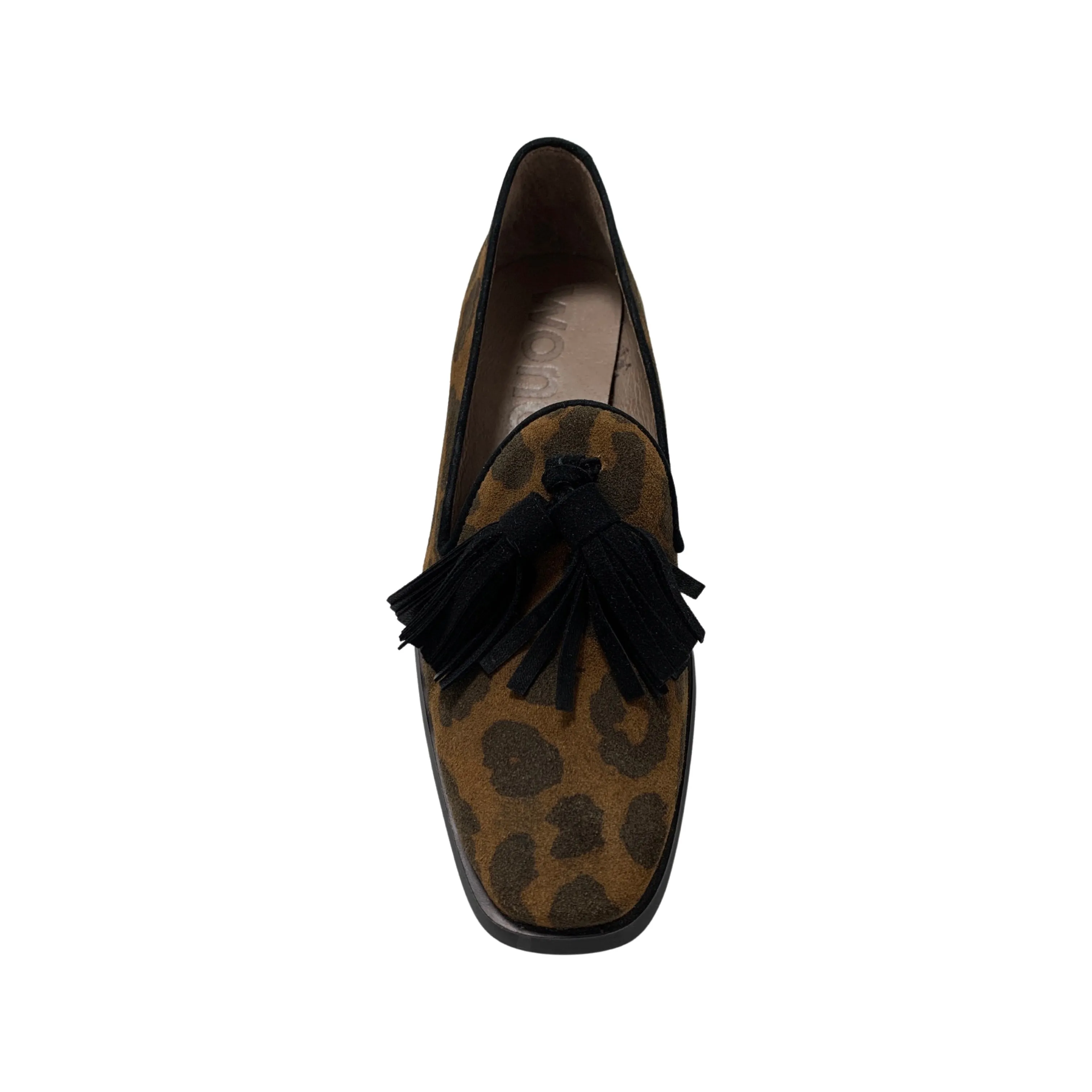 C6801 Animal Print Leather Flat