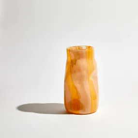 Candy Vase Cylinder - Nude / Mango