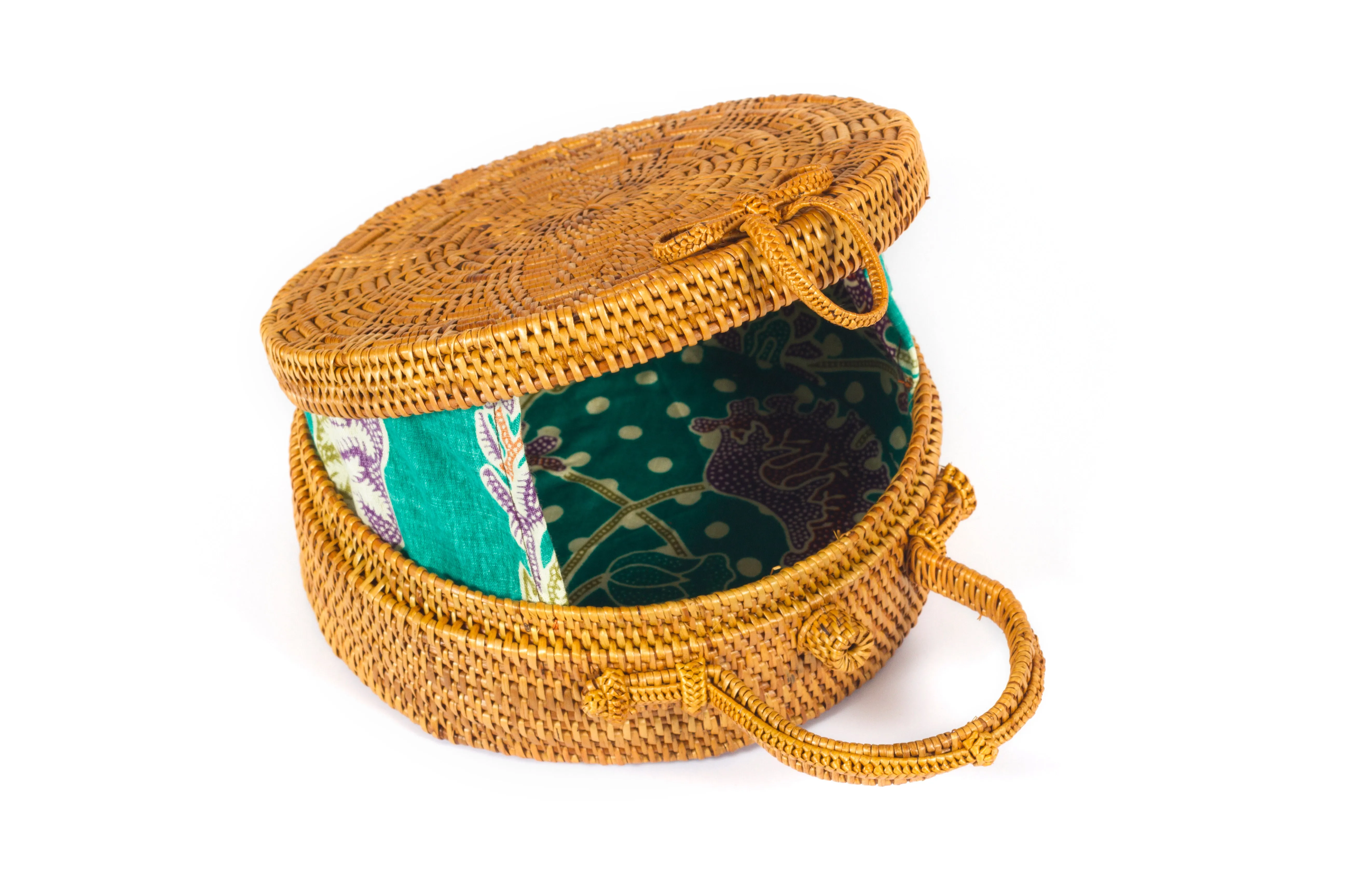 Chelsea Round Top Handle Basket Bag