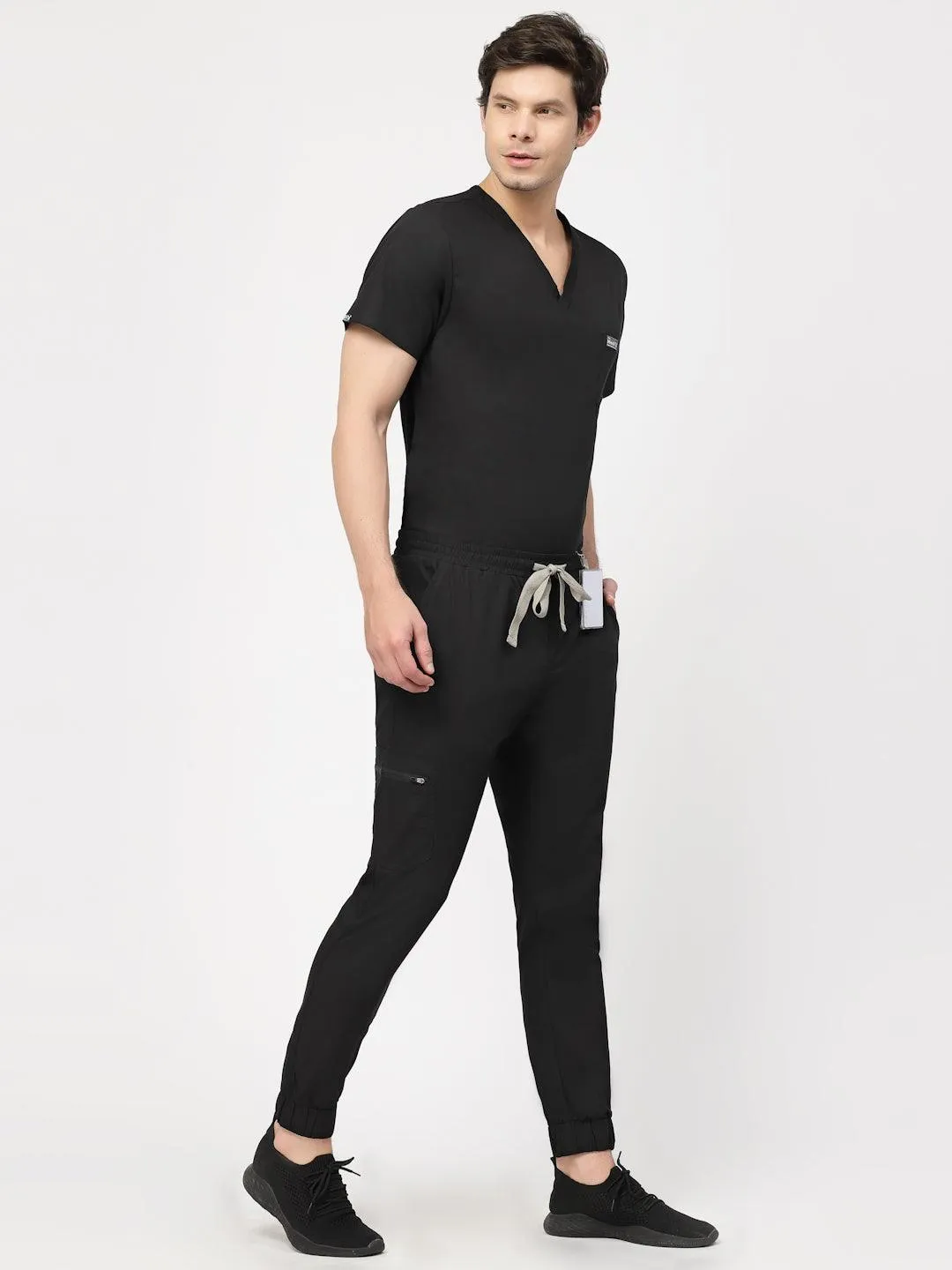 Classic Jogger Pant Scrub - (Black) (Men's)