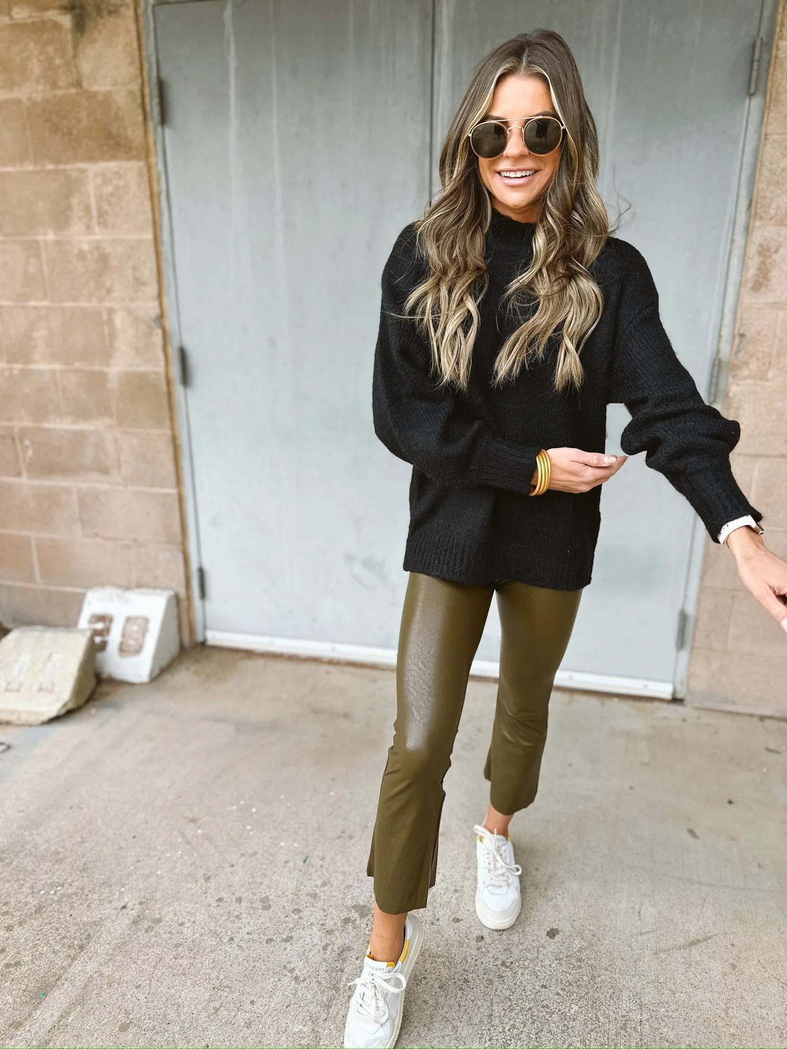 Cadet Faux Leather Cropped Flare Commando Pants for a Chic and Edgy Look