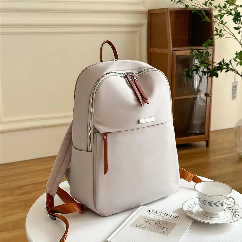 Cool Backpack - Nylon Laptop Fashion Shoulder Solid Book Bag (QD143)