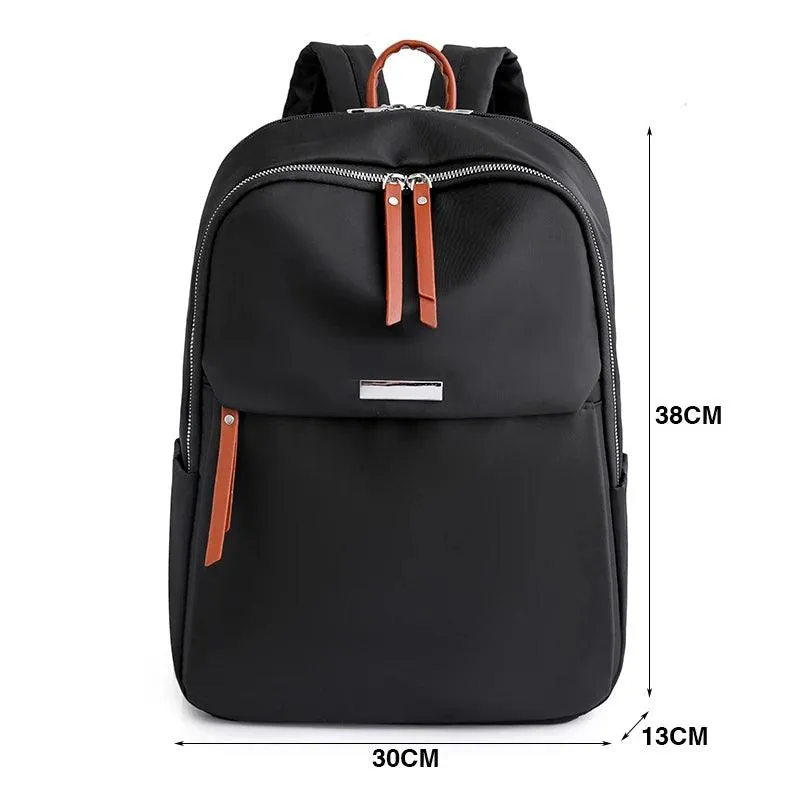 Cool Backpack - Nylon Laptop Fashion Shoulder Solid Book Bag (QD143)