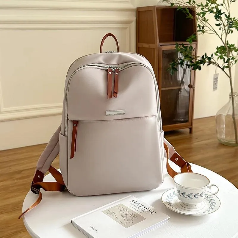 Cool Backpack - Nylon Laptop Fashion Shoulder Solid Book Bag (QD143)