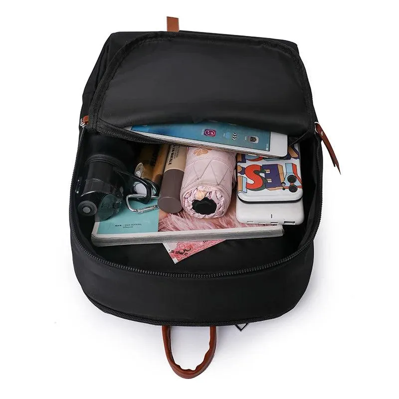 Cool Backpack - Nylon Laptop Fashion Shoulder Solid Book Bag (QD143)