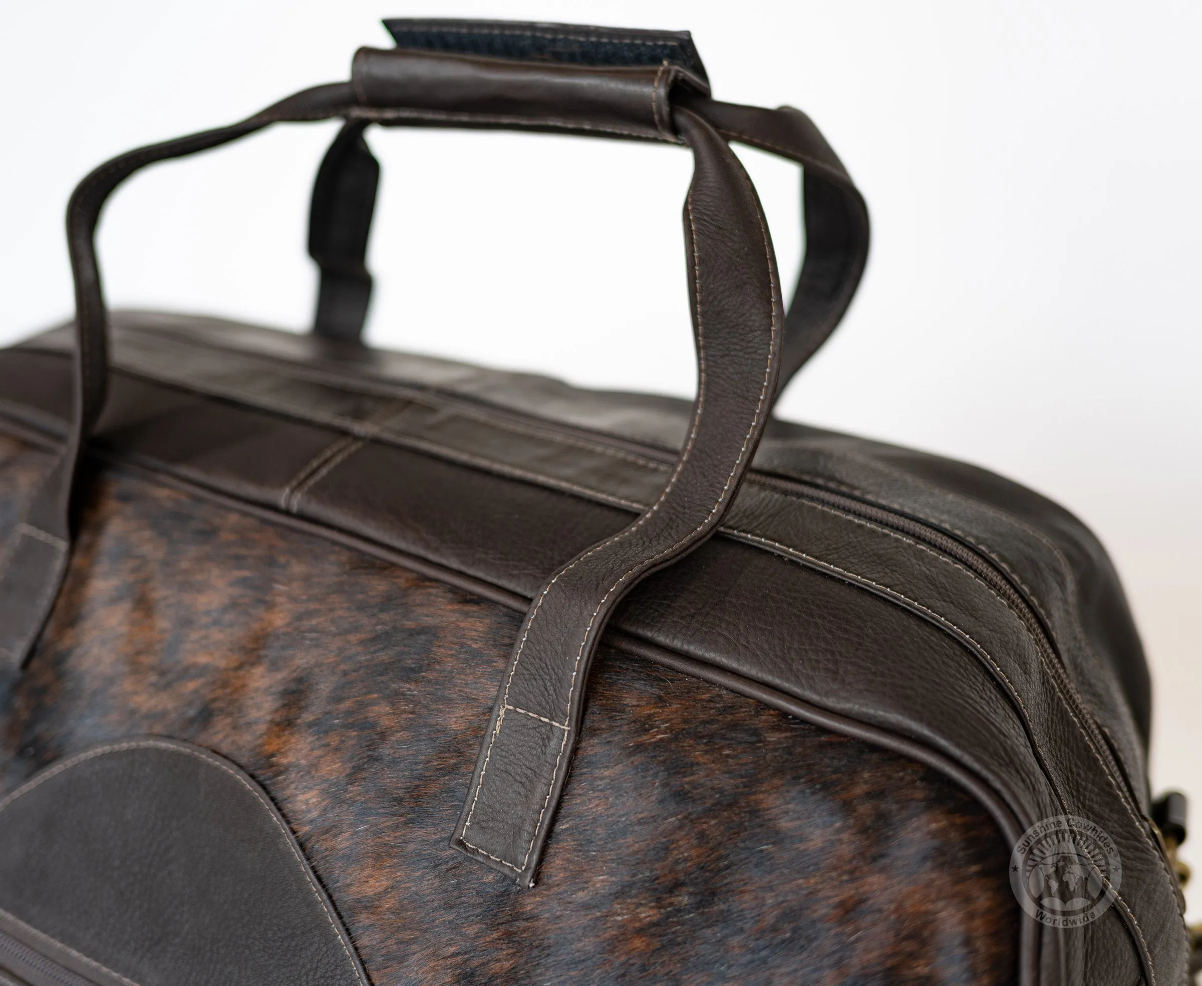 Cowhide Duffle Bag - Brindle