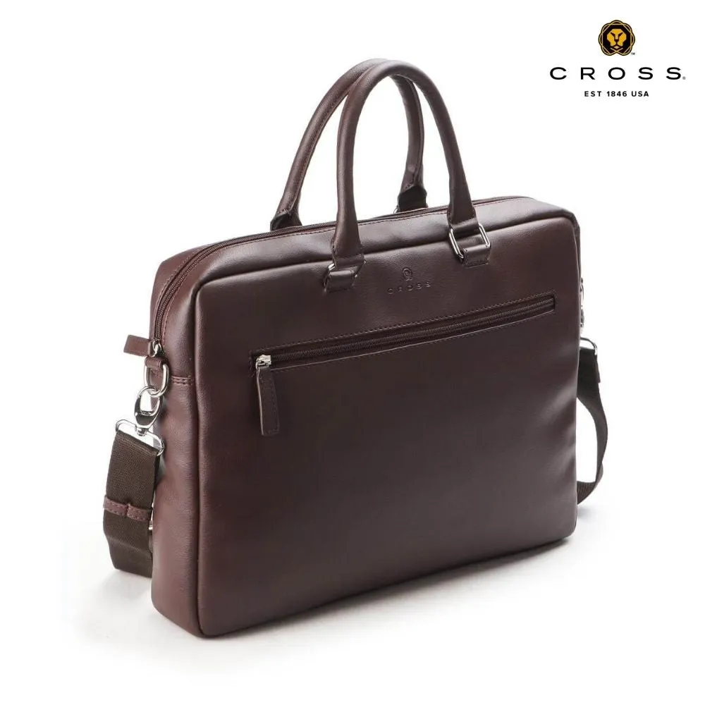 Cross Jasper Office Laptop Briefcase | Brown