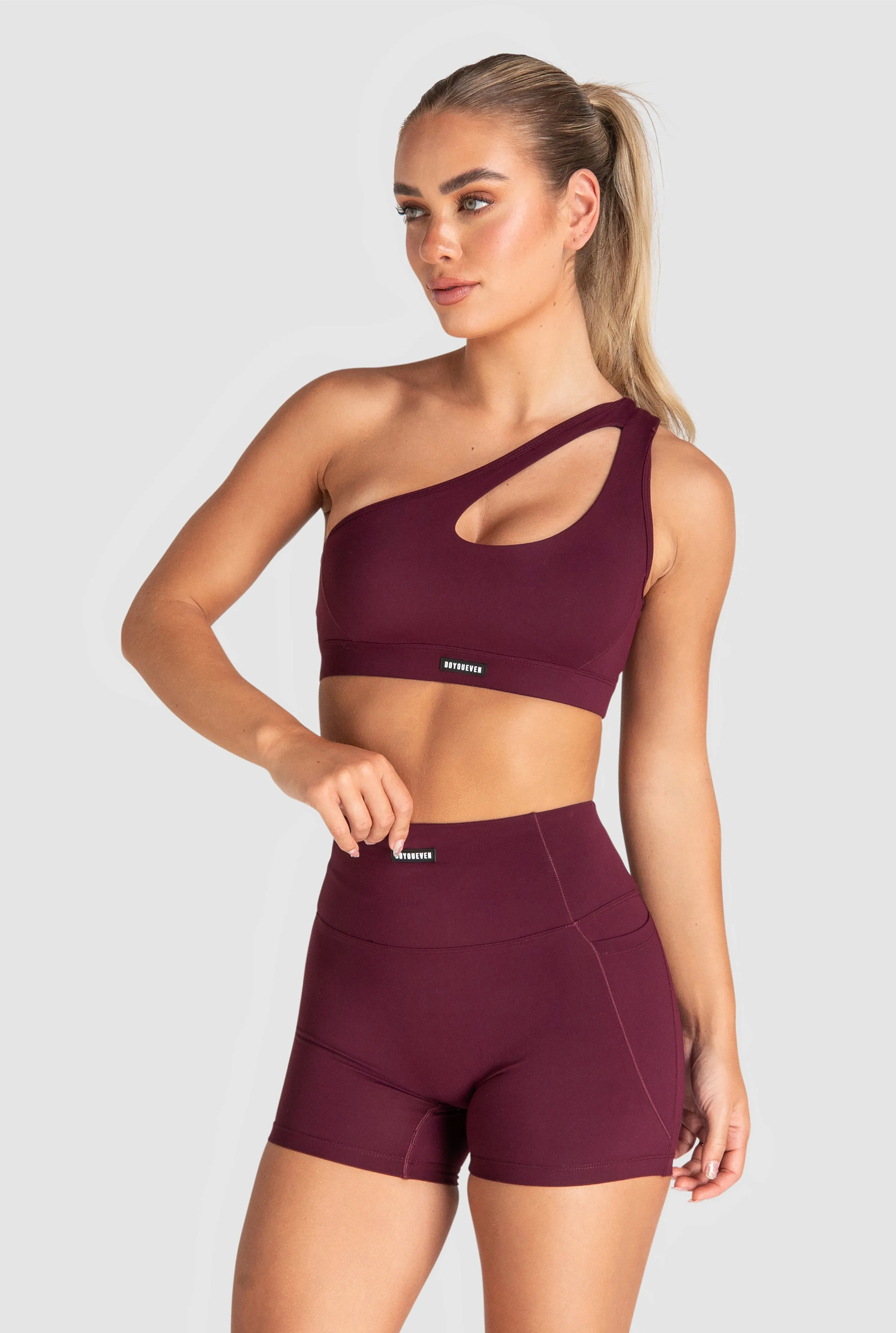 Desire Crop - Wine Red