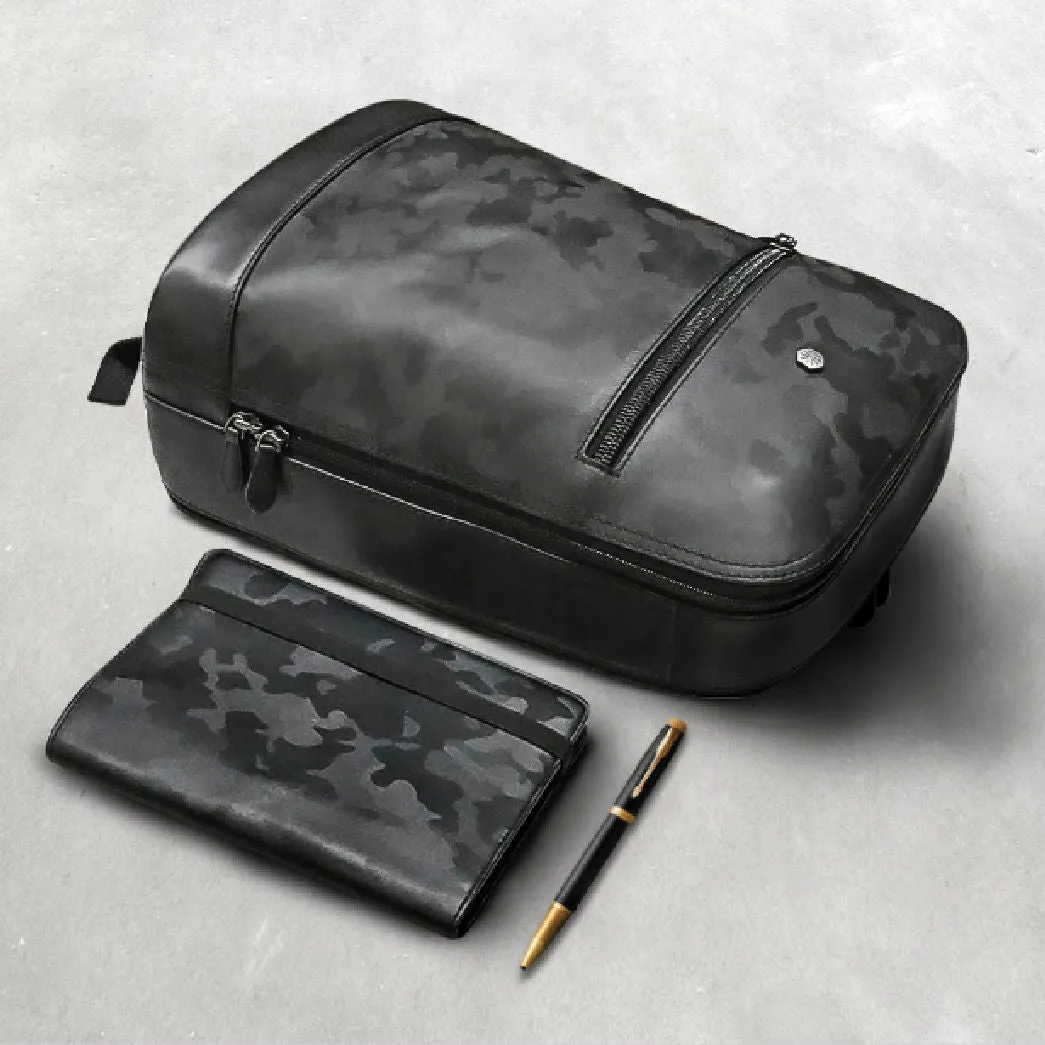 Double Compartment Backpack 41cm, Black Camo