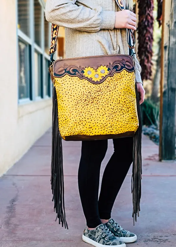 Drops of Sun Yellow Handbag