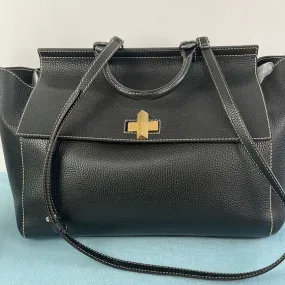 HugoBoss Large Leather Satchel Bag