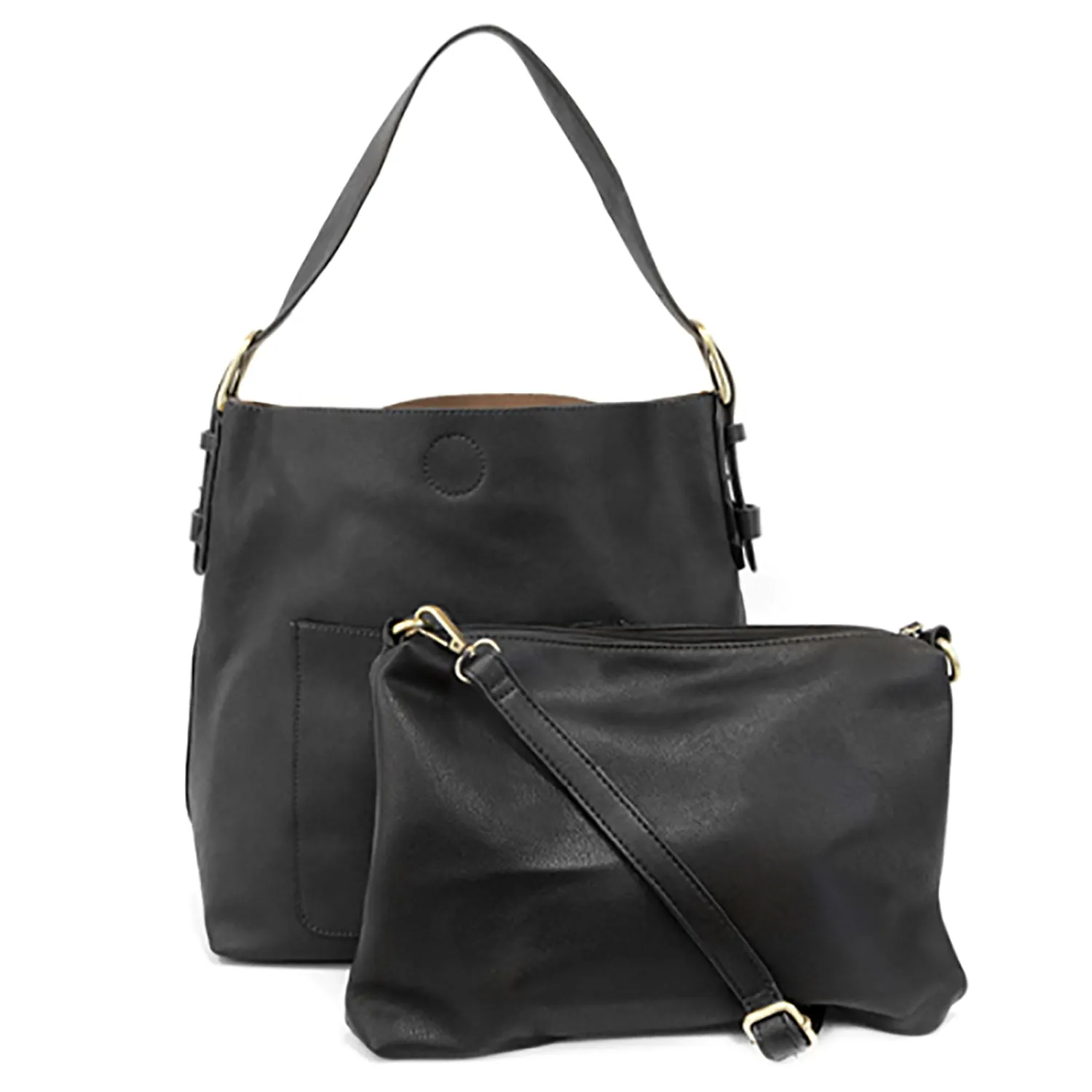 Joy Susan Classic Hobo Black with Black