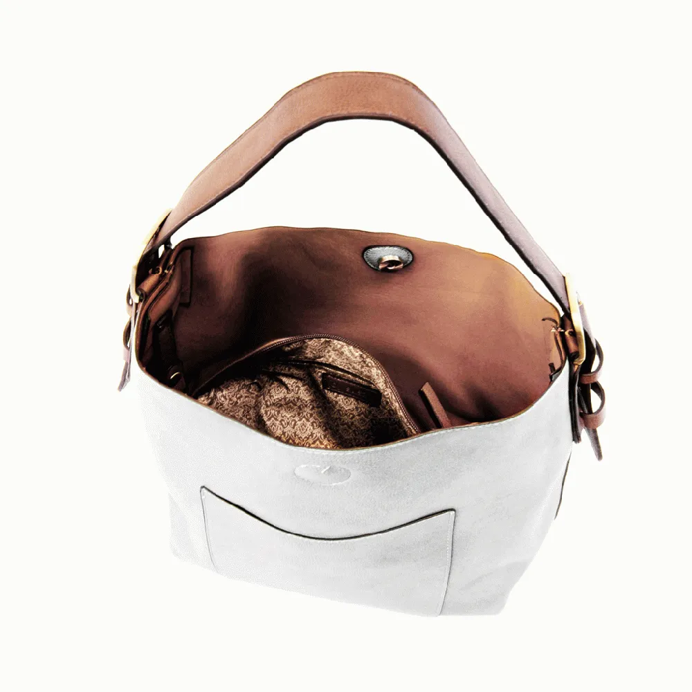 Joy Susan Classic Hobo White