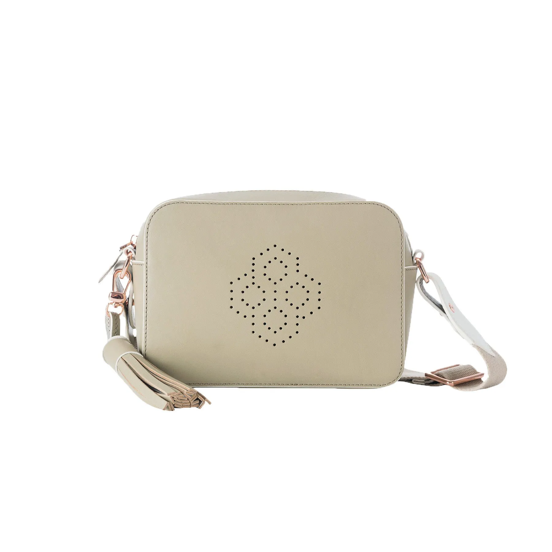 Monogram Crossbody - Stone