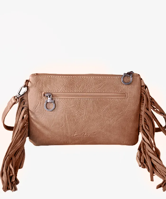 Montana West Fringe Leather Handbag