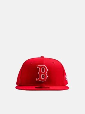 New Era 59FIFTY Boston Red Sox Outline Fitted - University Red