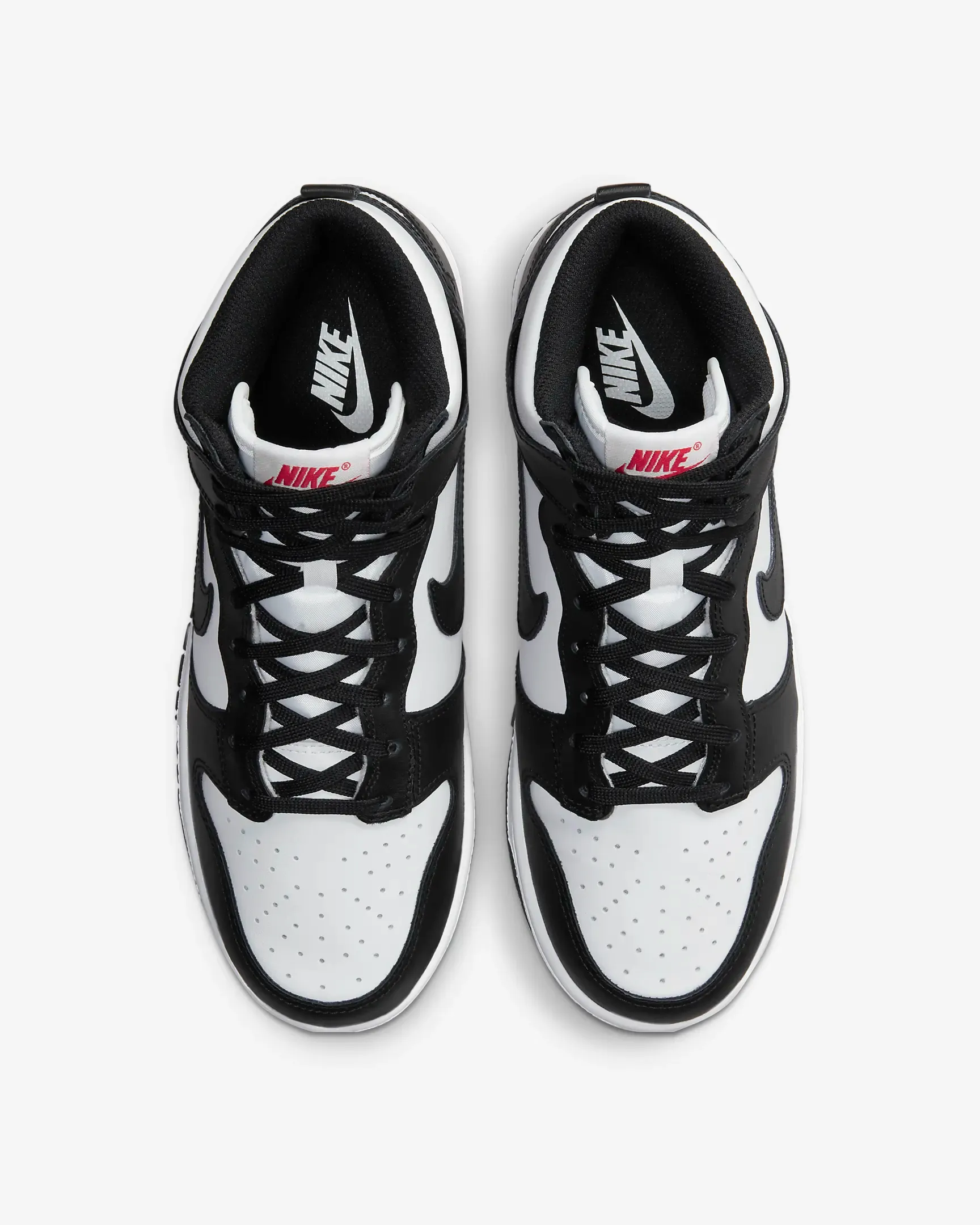 Nike Women's Dunk High Shoes - White / University Red / Black