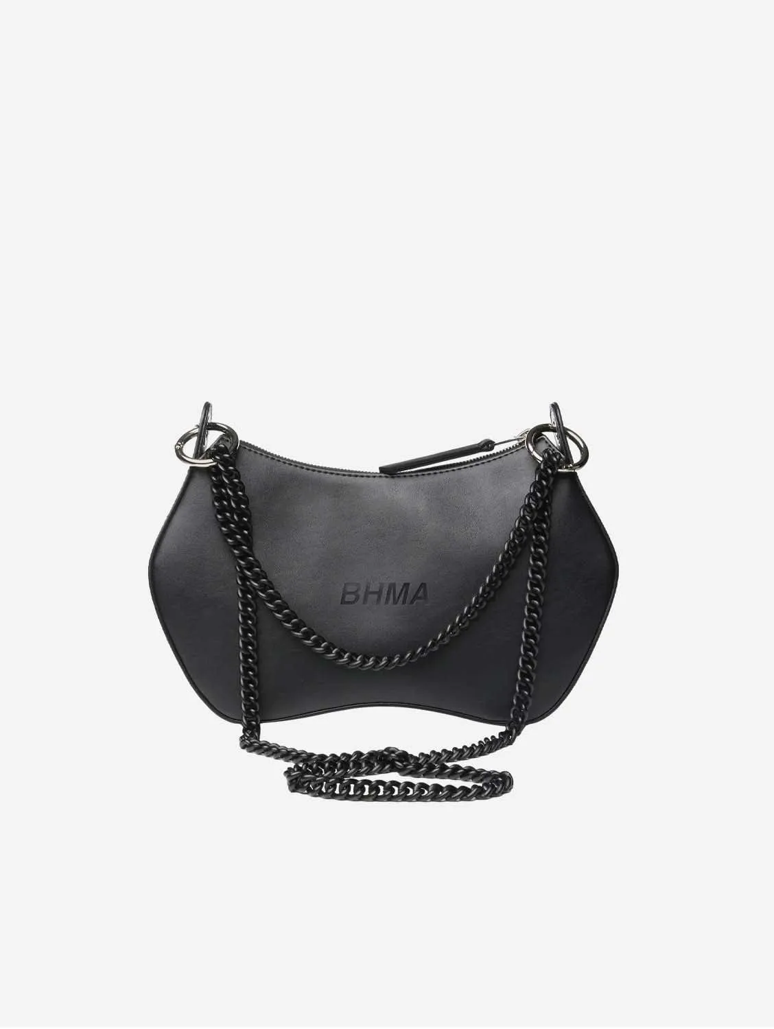 Noir BHMA Vegan Corn Leather Crossbody | Black