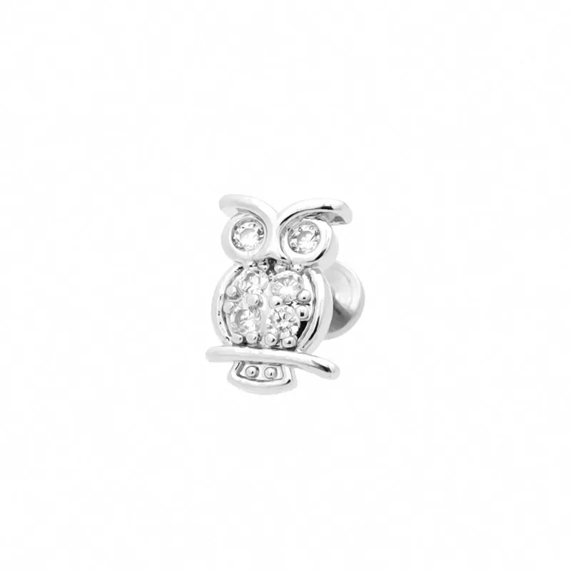 Owl Top Internally Threaded Flat Back Stud