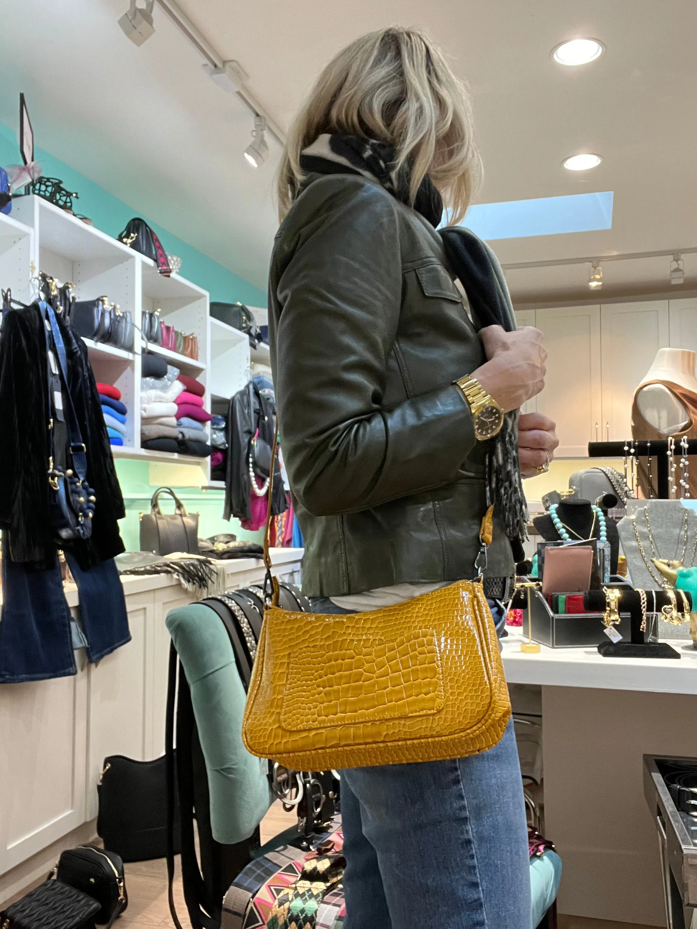 Patent Crossbody Handbag