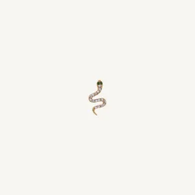 Pavé Snake Flat Back Stud