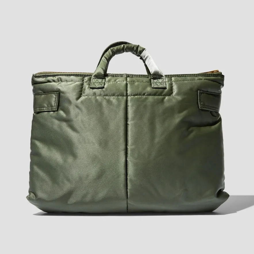 Porter Yoshida Japan Tanker Briefcase Olive Small [622-78330]