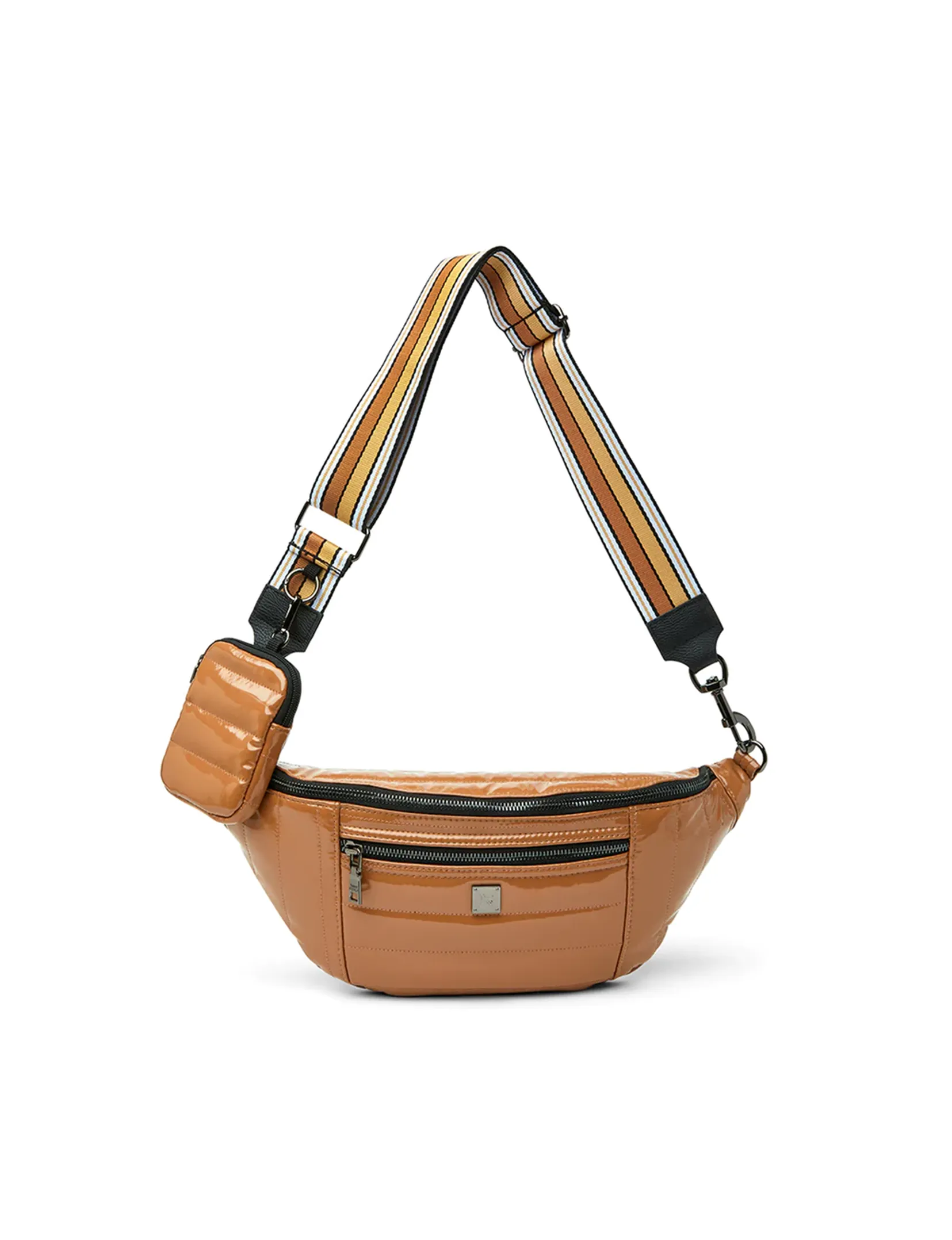 Sister Sling Bag, Dark Nude Patent