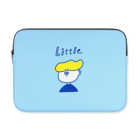 Sky Blue Graphic Laptop Sleeves 13 15 inch Cases Protective Covers Handbags Square Pouches Designer Artist Prints Cute Lightweight School Collage Office Zipper Fashion Unique Couple Items Gifts