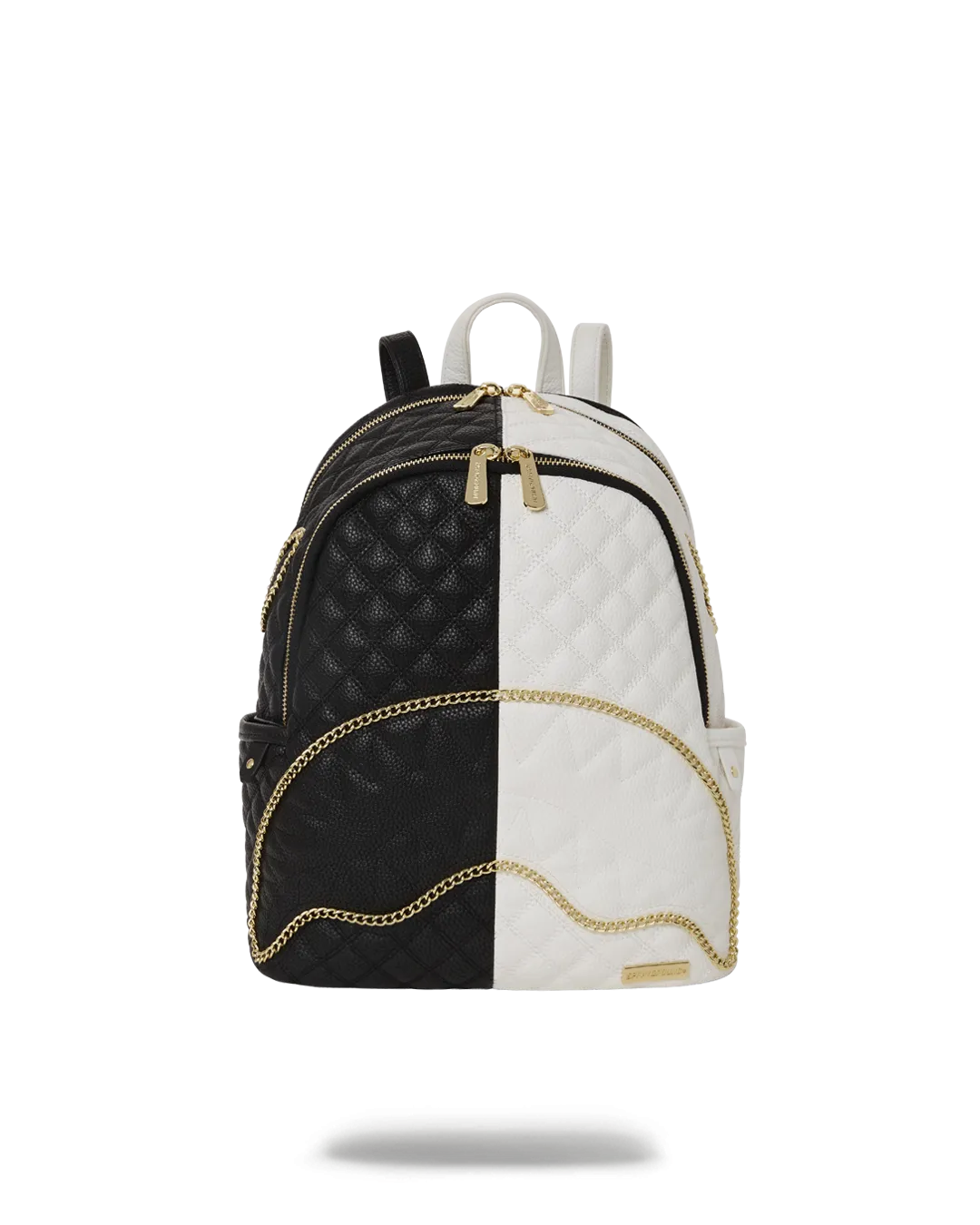 Sprayground Leveled Up Split Quilt Shark Mini Backpack