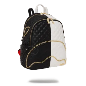 Sprayground Leveled Up Split Quilt Shark Mini Backpack