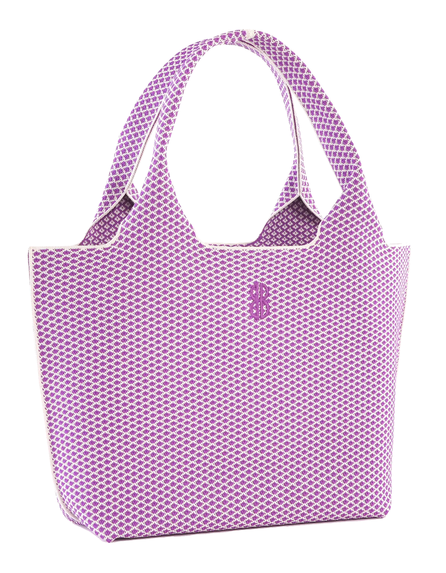 Sutton City Tote - Purple Diamond - Large